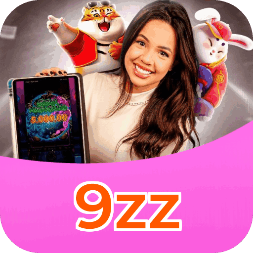 Interface do aplicativo 9zz mostrando jogos disponíveis no iOS e Android